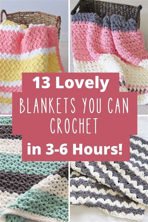 Crochet Baby Blankets That Take Only Hours Crochet Dreamz