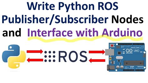 Write Python ROS Robot Operating System Publisher Subscriber Nodes