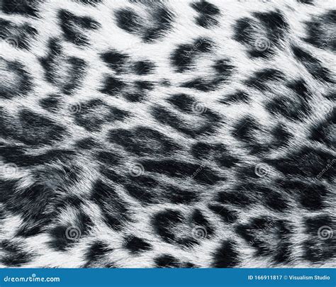 White Leopard Skin Pattern Texture Repeating Monochrome Texture Animal