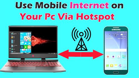 How To Connect Internet From Mobile To PC Laptop Via Hotspot YouTube