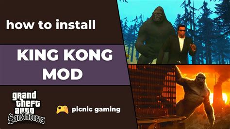 How To Install King Kong Mod In Gta Sa Gta Sa King Kong Mod Pc Youtube