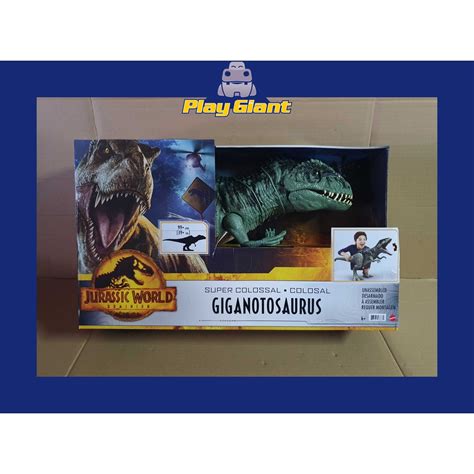 Jurassic World Super Colossal Giganotosaurus Action Figure Shopee Philippines