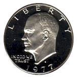 Values Of Eisenhower Dollars Of The USA