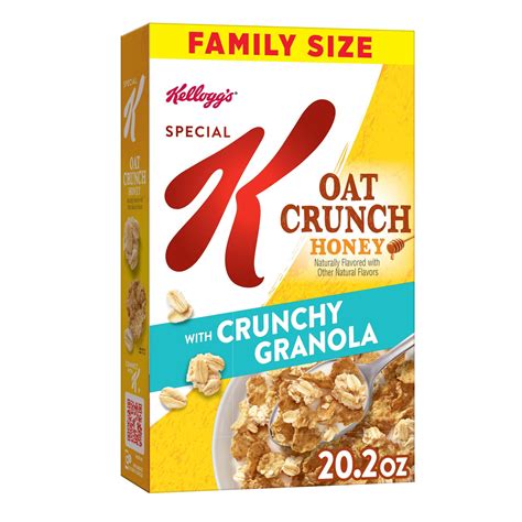 Kellogg S Special K Oat Crunch Honey Cold Breakfast Cereal 20 2 Oz