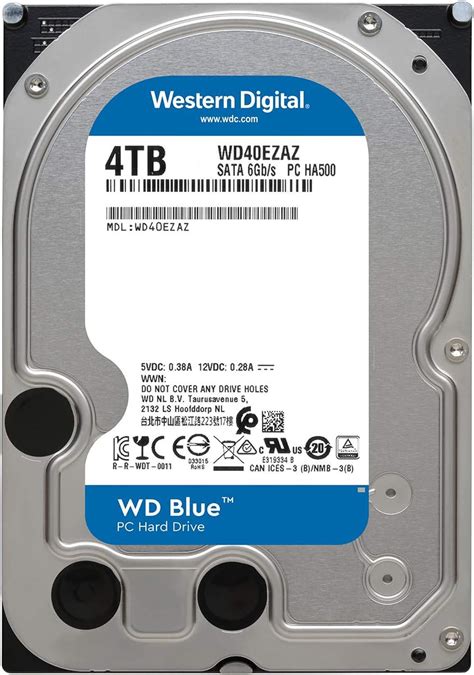 激安 Western Digital ウエスタンデジタル WD Blue 内蔵 HDD ハードディスク 4TB SMR 3 5インチ