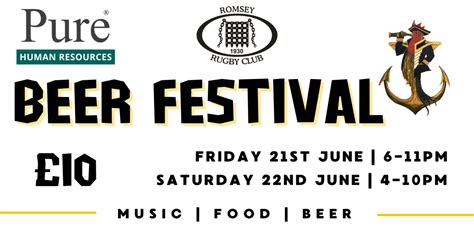 Beer Festival 2024 Launched June 21 And 22 Romsey Rugby Club