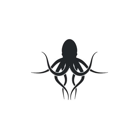 Oktopus Logo Vektor Illustration Premium Vektor