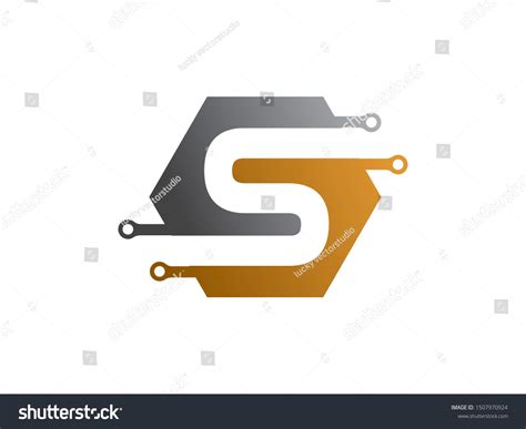 Letter S Tech Logo Or Symbol Template Design Royalty Free Stock