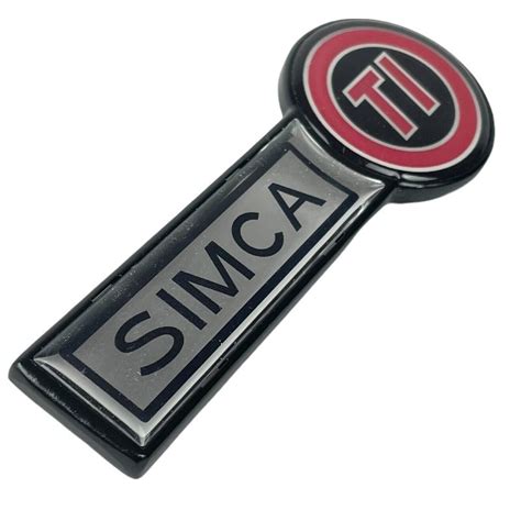 Simca 1100 Logo de capot SIMCA 1100 TI Finition complète