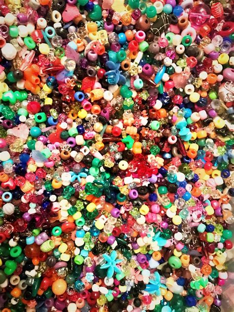 Mystery Mix Bulk Variety Acrylic Bead Mix Assorted Colors And Etsy