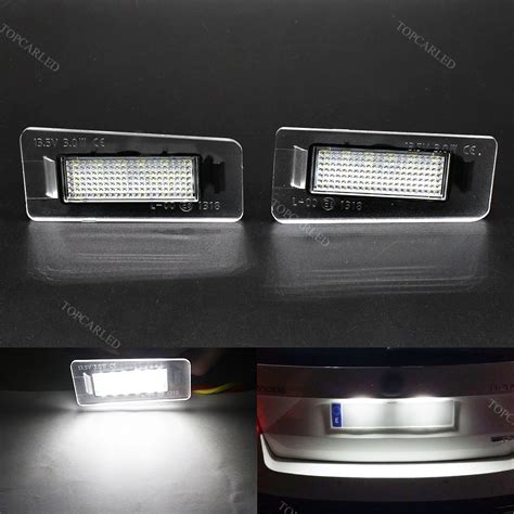 Luces Led Para Matr Cula Trasera De Coche L Mpara Superbrillante De