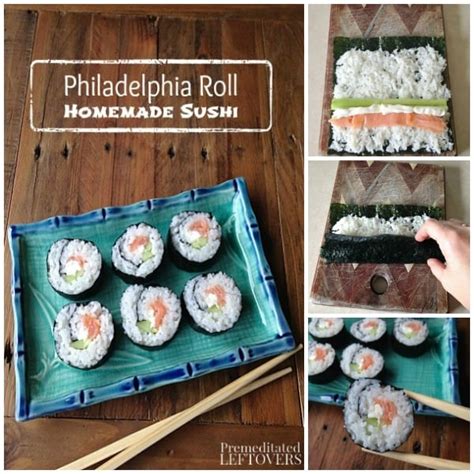 Philadelphia Roll Sushi Recipe With Step By Step Sushi Roll Tutorial