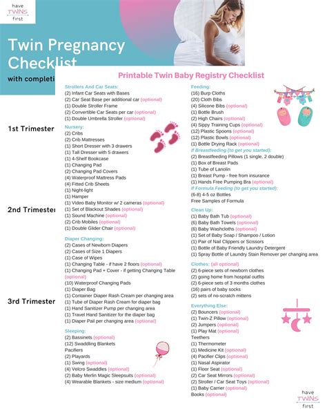 The 1 Twin Baby Gear Registry Checklist Twin Baby Gear Twin Baby