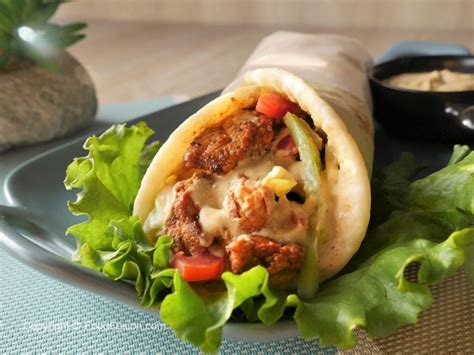 Grilled Chicken Shawarma With Lebanese Bread Food Fusion