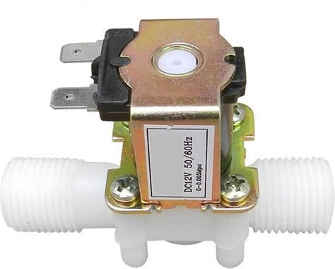 Aishfp Valve Ac 220v Dc12v 24v 1 2 3 4 Plastic Electric Normally Closed Solenoid