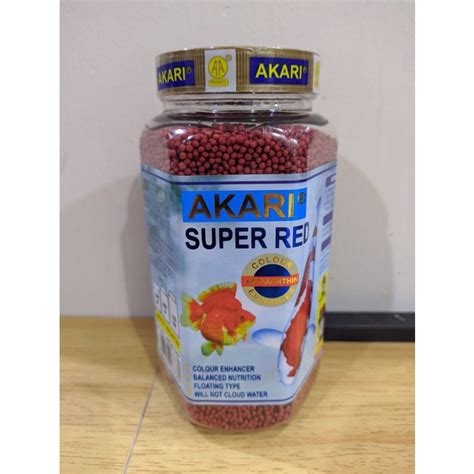 Jual Akari Super Red Astaxanthin Pelet Pakan Makanan Ikan Hias Koi Koki