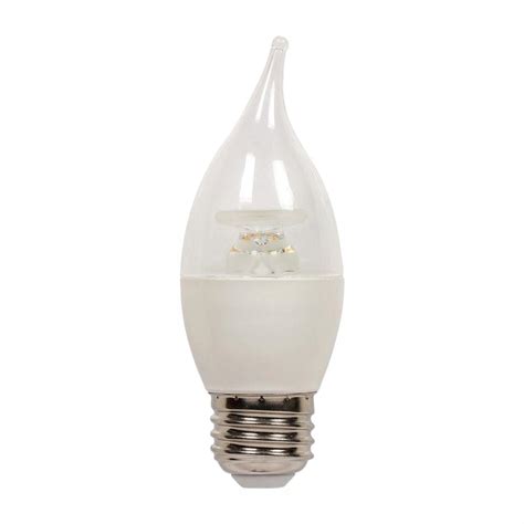 Westinghouse 60w Equivalent Soft White Flame Tip Ca13 Dimmable Led Light Bulb 0313900 The Home