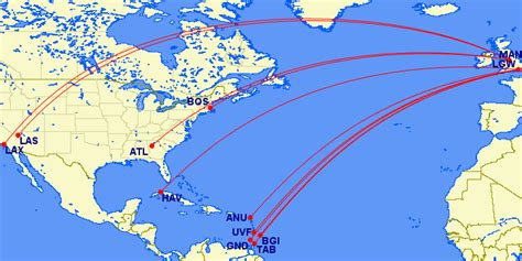 Virgin Atlantic Routes