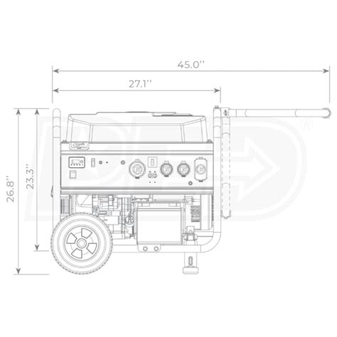 Firman H Hybrid Series Watt Dual Fuel Portable Generator