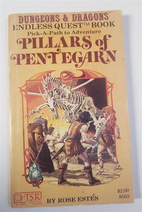 Dungeons Dragons Pillars Of Pentegarn Endless Quest Book Pick A Path