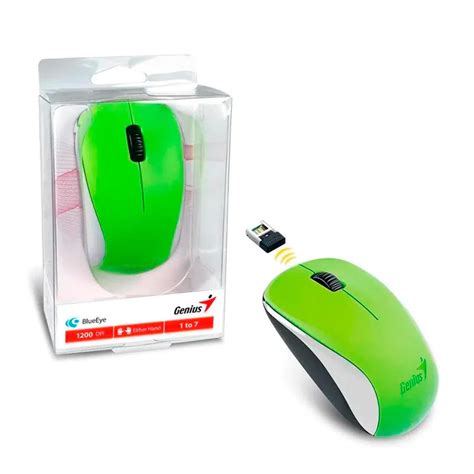 Ripley Mouse Inalambrico Usb B Verde Nx Blue Eye Genius