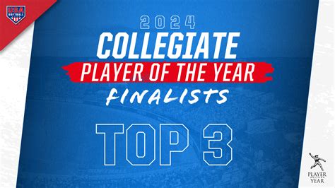 Top 3 Finalists Announced For 2024 Usa Softball Collegiate Player Of