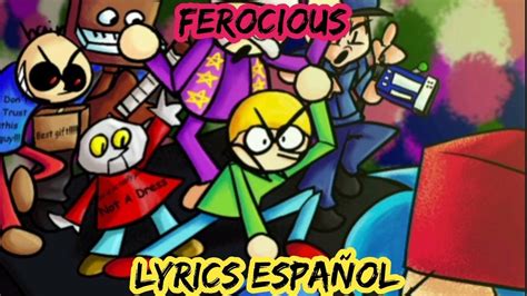 Fnf Ferocious Lyrics Espa Ol Youtube