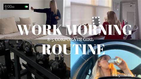 6am Productive Work Morning Routine Corporate 8 5 Realistic Gym