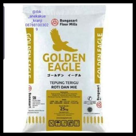 Jual TERBARUU Terigu Golden Eagle Bungasari 25 Kg Utk Mie Roti Sprti