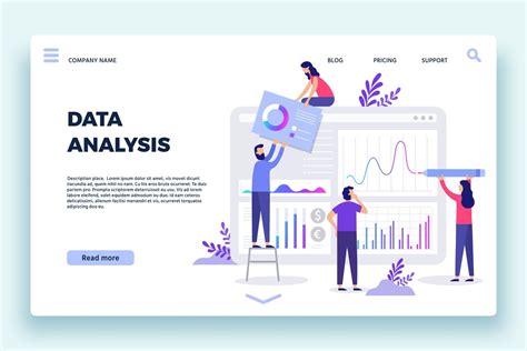 Finance Analyst Landing Page Graphic By Tartila Stock Creative Fabrica