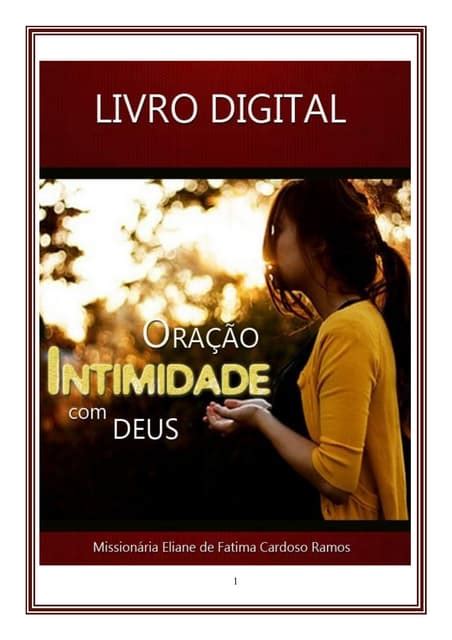 Livro Oração E Intimidade Com Deus Pdf