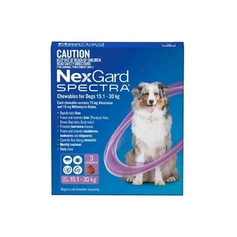 NexGard Spectra 15 30kg Comprehensive Protection For Your Beloved Pet