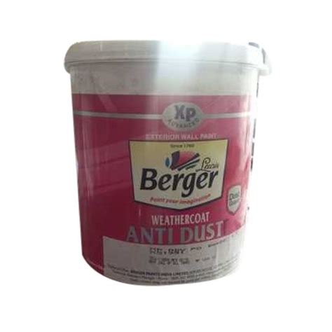 Berger Weather Coat Anti Dust Premium Exterior Emulsion At Rs 4949