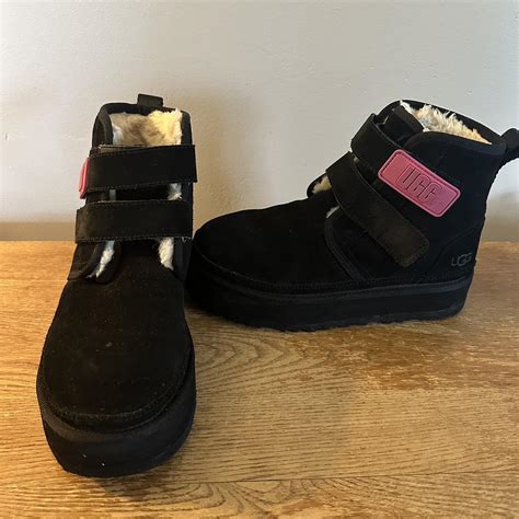 Black Platform Uggs. Size kids 4 but fits woman’s... - Depop