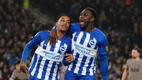 Brighton survive Spurs fightback in six-goal thriller after Estupinan ...