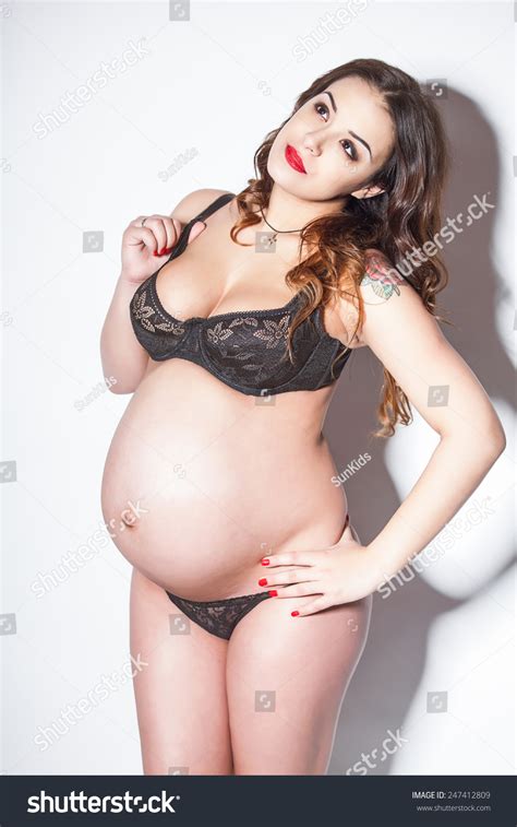 Sexy Pregnant Woman Lingerie Stylish Sexy Stock Photo Shutterstock