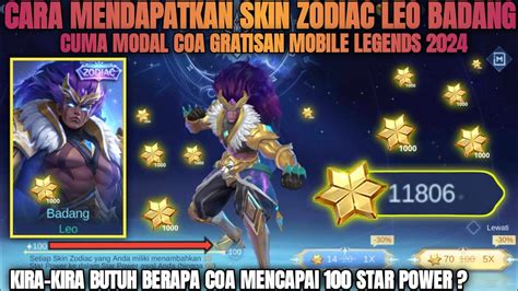 Butuh Berapa Coa Cara Mendapatkan Skin Zodiac Badang Leo Modal Coa