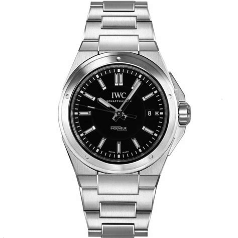 Replica Iwc Ingenieur Automatic Stainless Steel Black Dial Iw