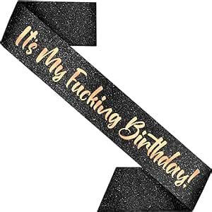 Amazon PartyForever Birthday Party Sash Decorations It S My