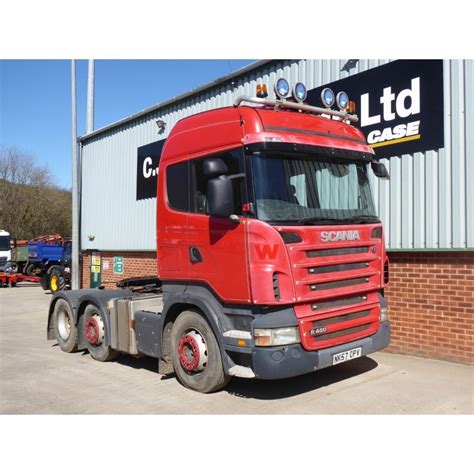 Scania R480 6 X 2 Tractor Unit Manual Gearbox Low Mileage 2008