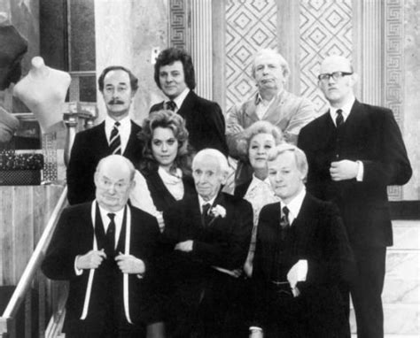 Are You Being Served Cast Top Row Captain Peacock Mr Lucas Mr Harman Mr Rumbold