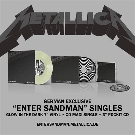 METALLICA - Limited Edition Versions Of Remastered "Enter Sandman ...