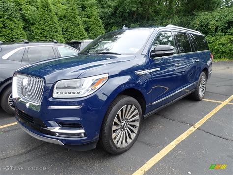 Rhapsody Blue 2019 Lincoln Navigator L Reserve 4x4 Exterior Photo