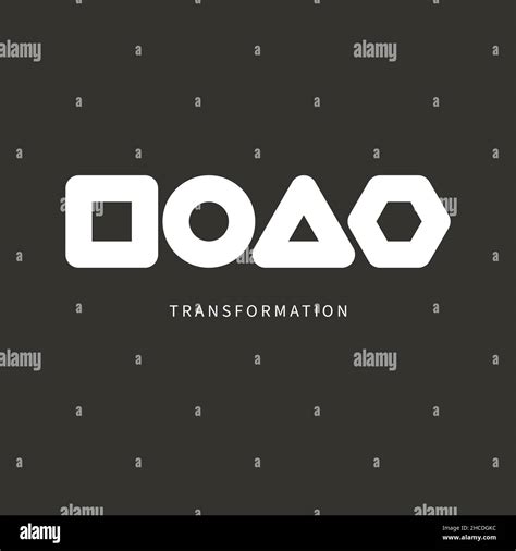 Symbole De Transformation Formes Abstraites G Om Triques Logo D