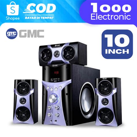 Jual SPEAKER Bluetooth GMC 887D SPEAKER AKTIF Multimedia KARAOKE GEDE