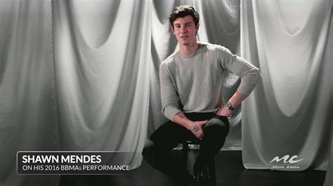 Shawn Mendes On Performing At The Bbmas Youtube