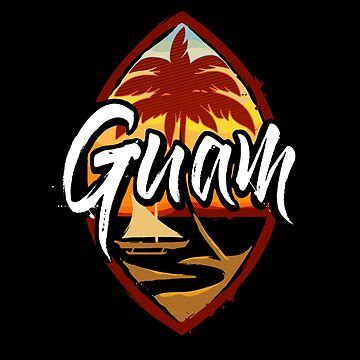 Guam Seal Guamanian Pride Sticker For Sale By TheLocalFabric Redbubble