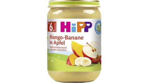 Hipp Bio Fr Chte Mango Banane In Apfel Online Bestellen M Ller Sterreich