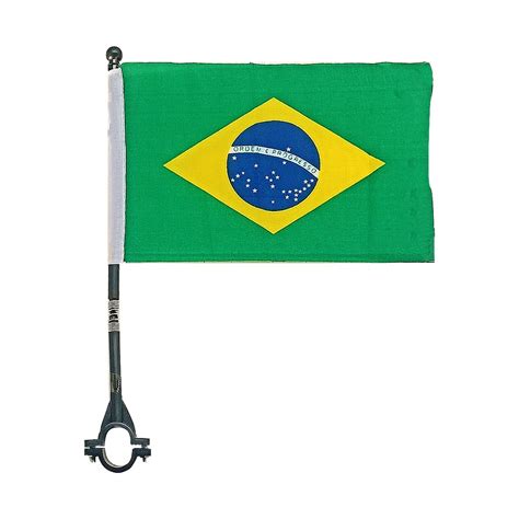 Bandeira Do Brasil Tecido Haste P Moto E Bike Shopee Brasil