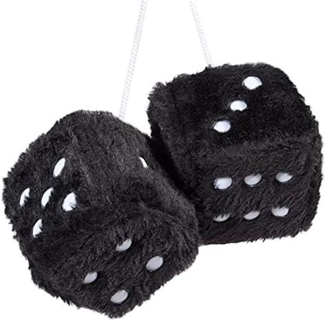 Amazon JSCARLIFE Fuzzy Plush Dice 2 95 Retro Square Plush